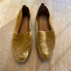 Frye “helena” moccasins in cognac